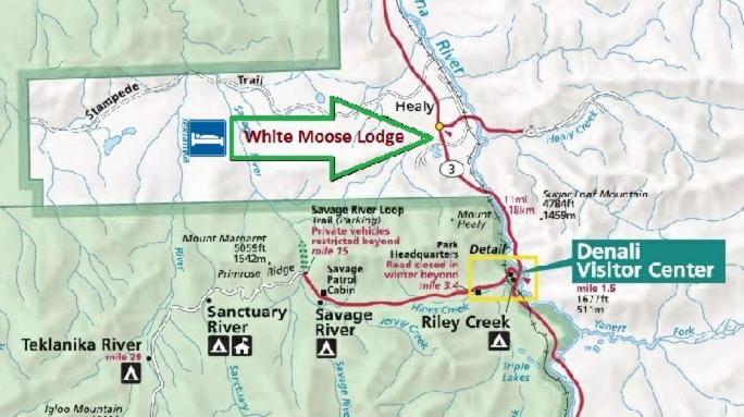 White Moose Lodge Хілі Екстер'єр фото